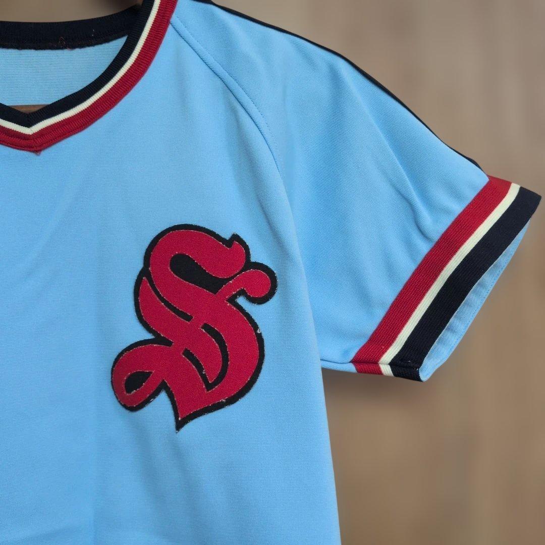 70s-80s DESCENTE D-260 水色 ユニフォーム M　デサント