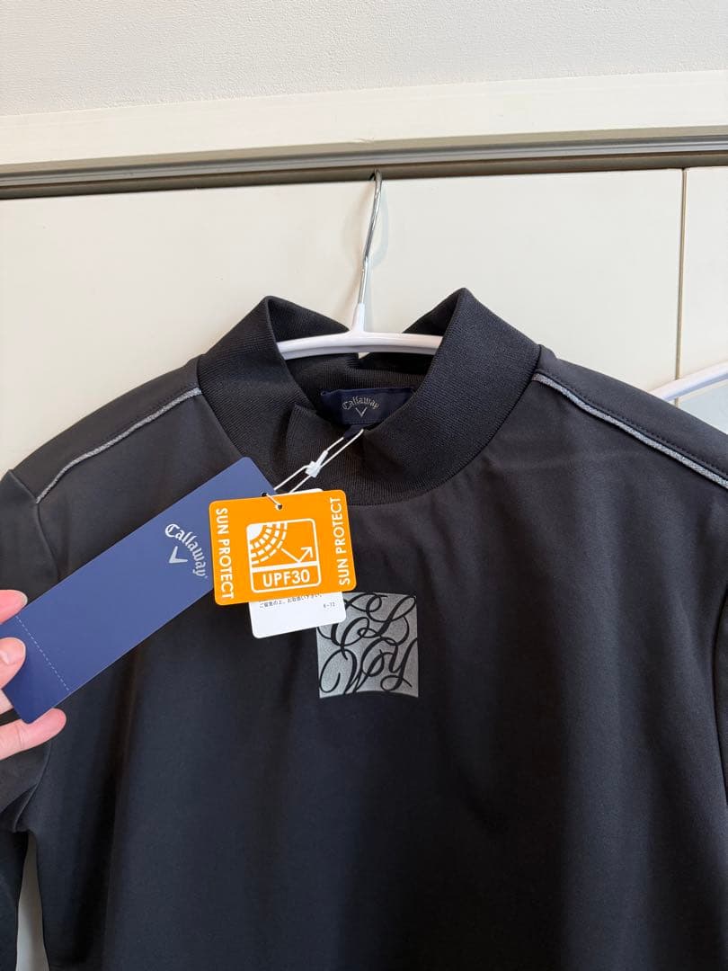 新品　Callaway モックネック　スカート　セット　ブラック　S XS