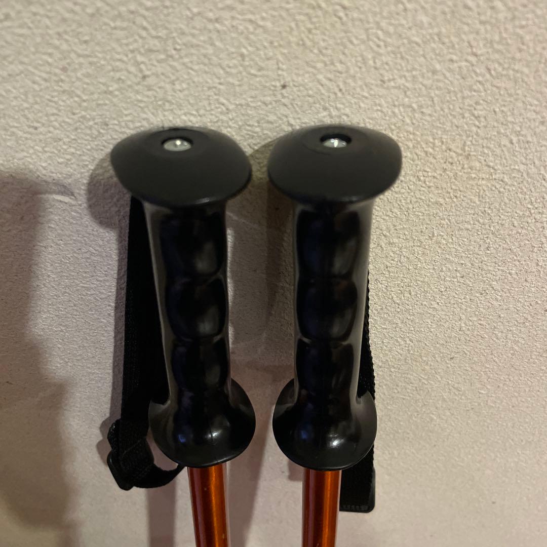 ROSSIGNOL スキー板(ビンディング付き)＆ストック　130㎝