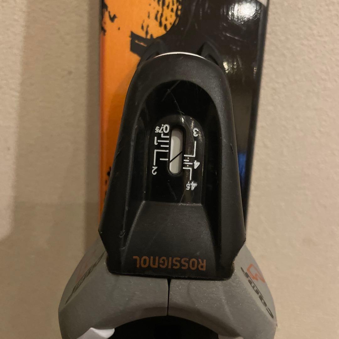 ROSSIGNOL スキー板(ビンディング付き)＆ストック　130㎝