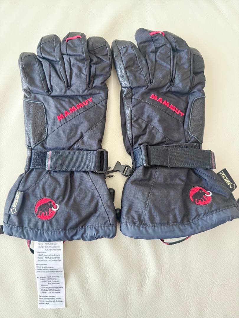 MAMMUT ゴアテックス　男女用　防水保温グローブSインナー手袋付