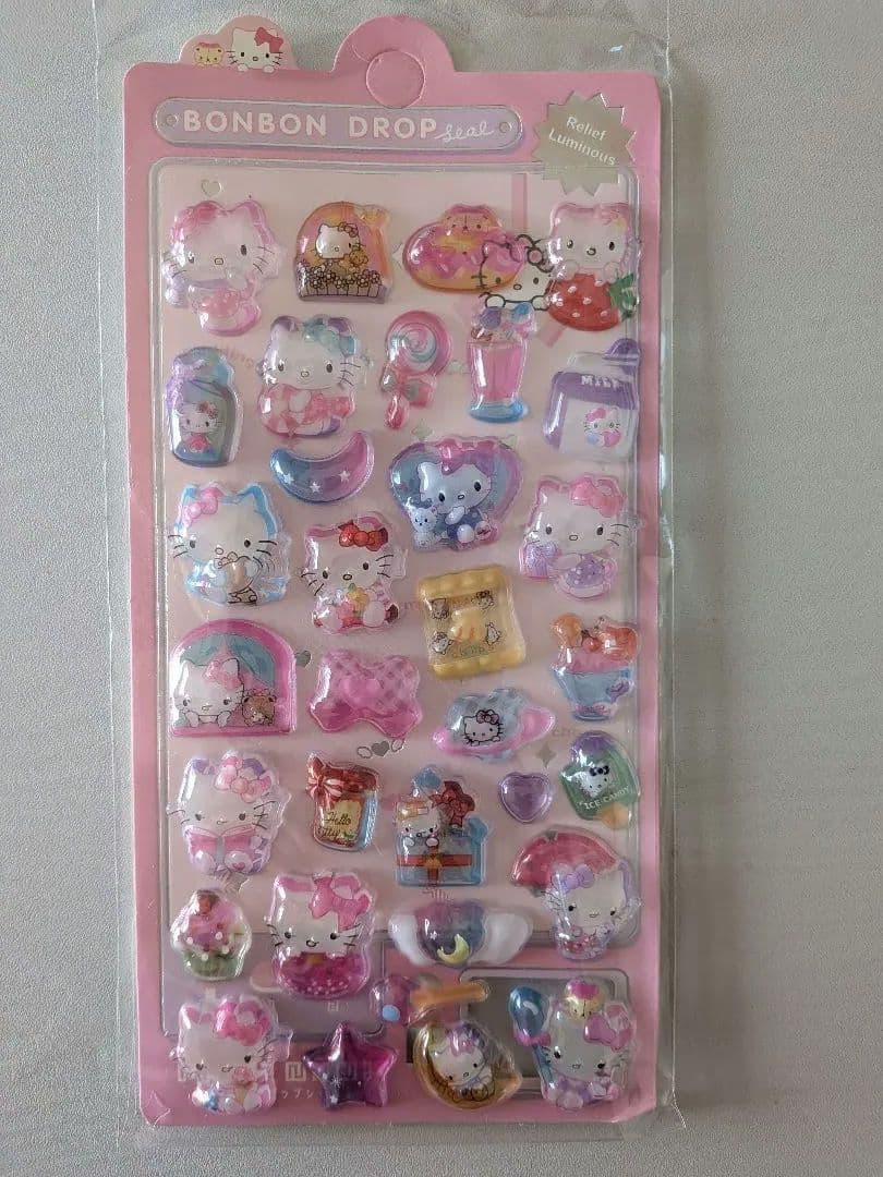 サンリオ　ボンボンドロップシール　8枚セット