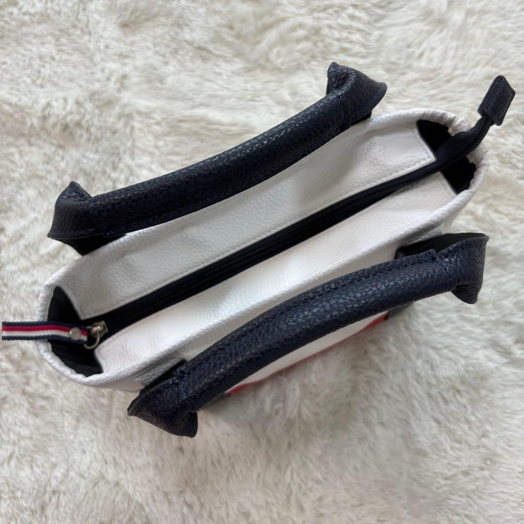 未使用級✨トミーヒルフィガー フェイスラウンドバッグ　カートバッグ