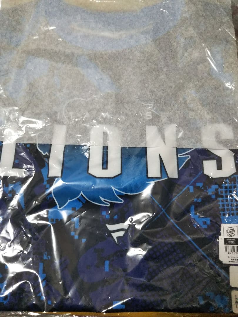 試着のみ 埼玉西武ライオンズ オーセンティック 長袖ロゴTシャツ Sサイズ