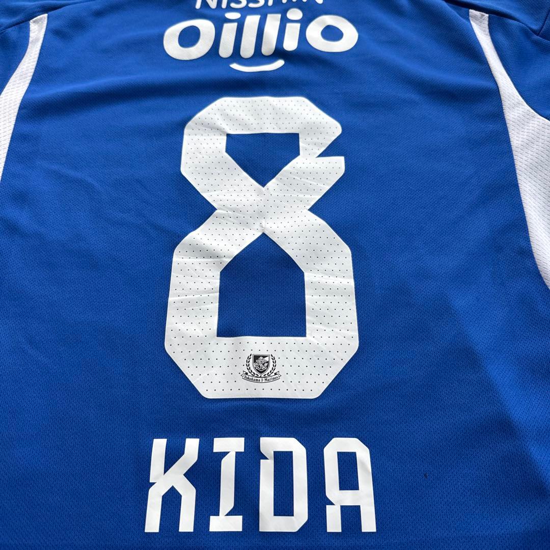 【美品】2024年　横浜Ｆマリノス　ホームユニフォーム　NO8 喜田選手Ｌサイズ