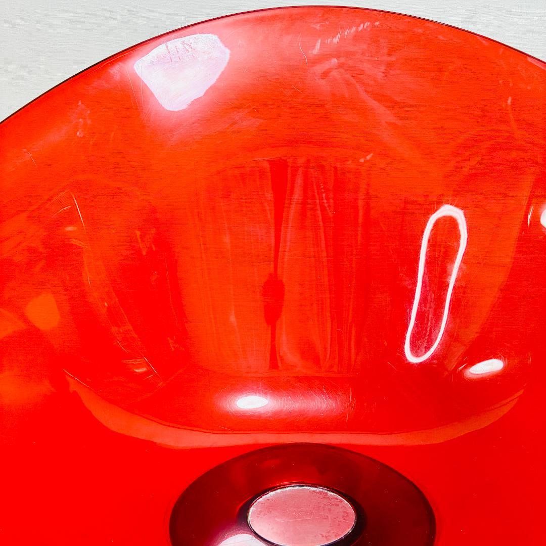 Kartell　カルテル　ERO S エロエス　クリアレッド　チェア　椅子