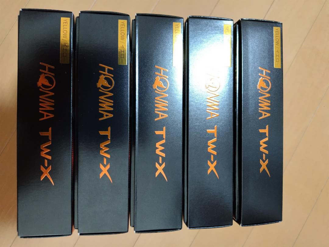 【新品】本間ゴルフ TW-X イエロー 5ダース