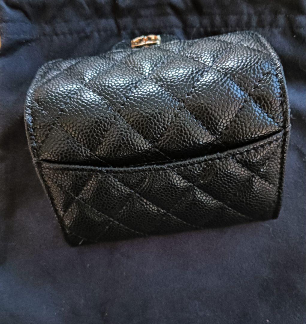 CHANEL ブラックレザー ケース　ノベルティ