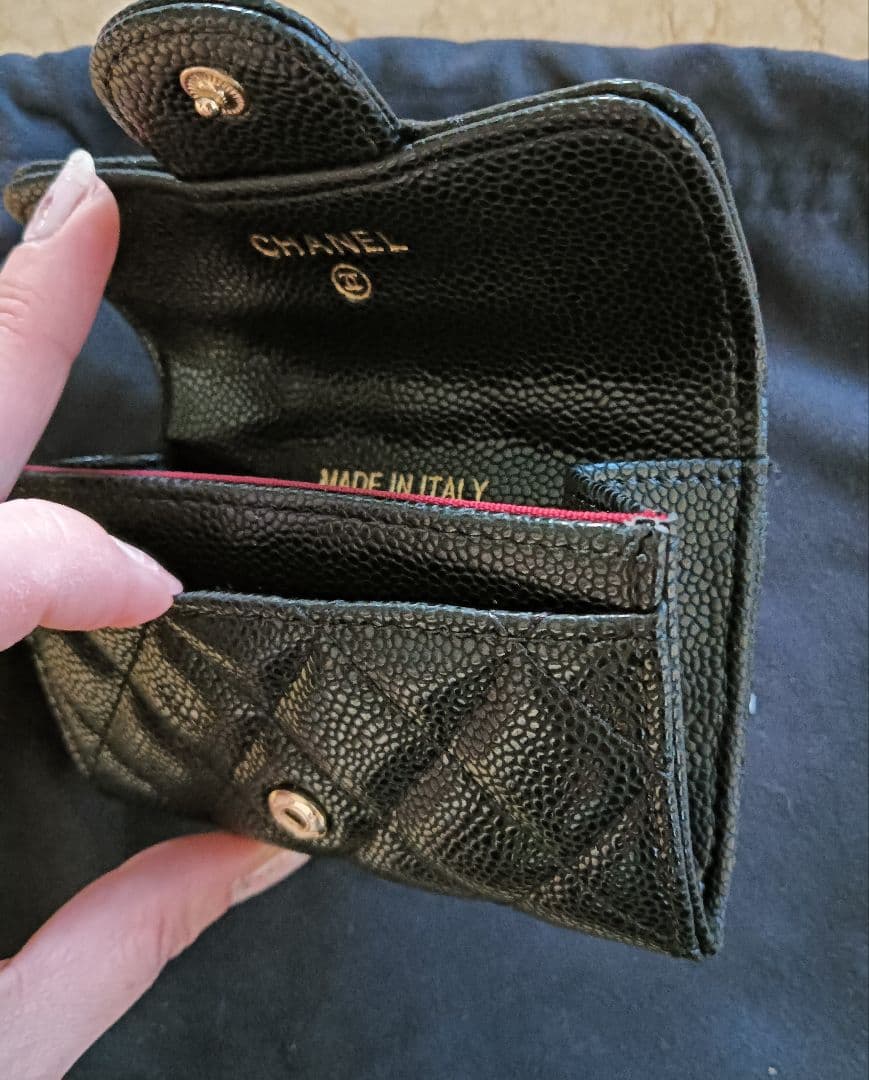 CHANEL ブラックレザー ケース　ノベルティ
