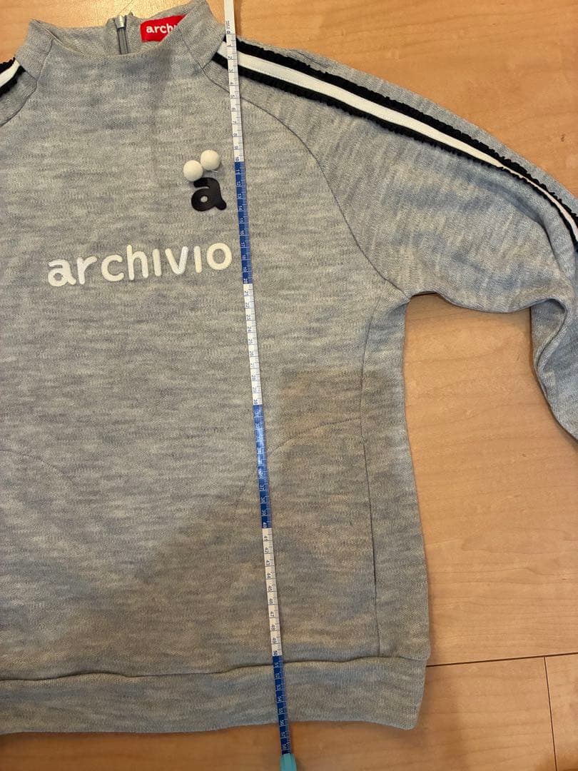 archivio 長袖ハイネックスカート付きドレス