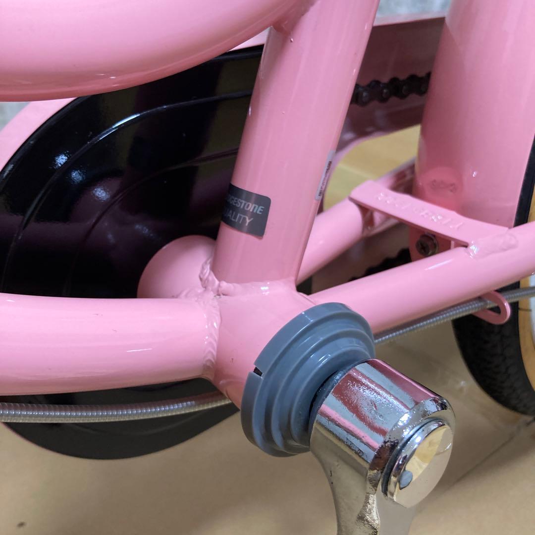 【美品】ブリヂストン　子ども用自転車　18インチ　ピンク