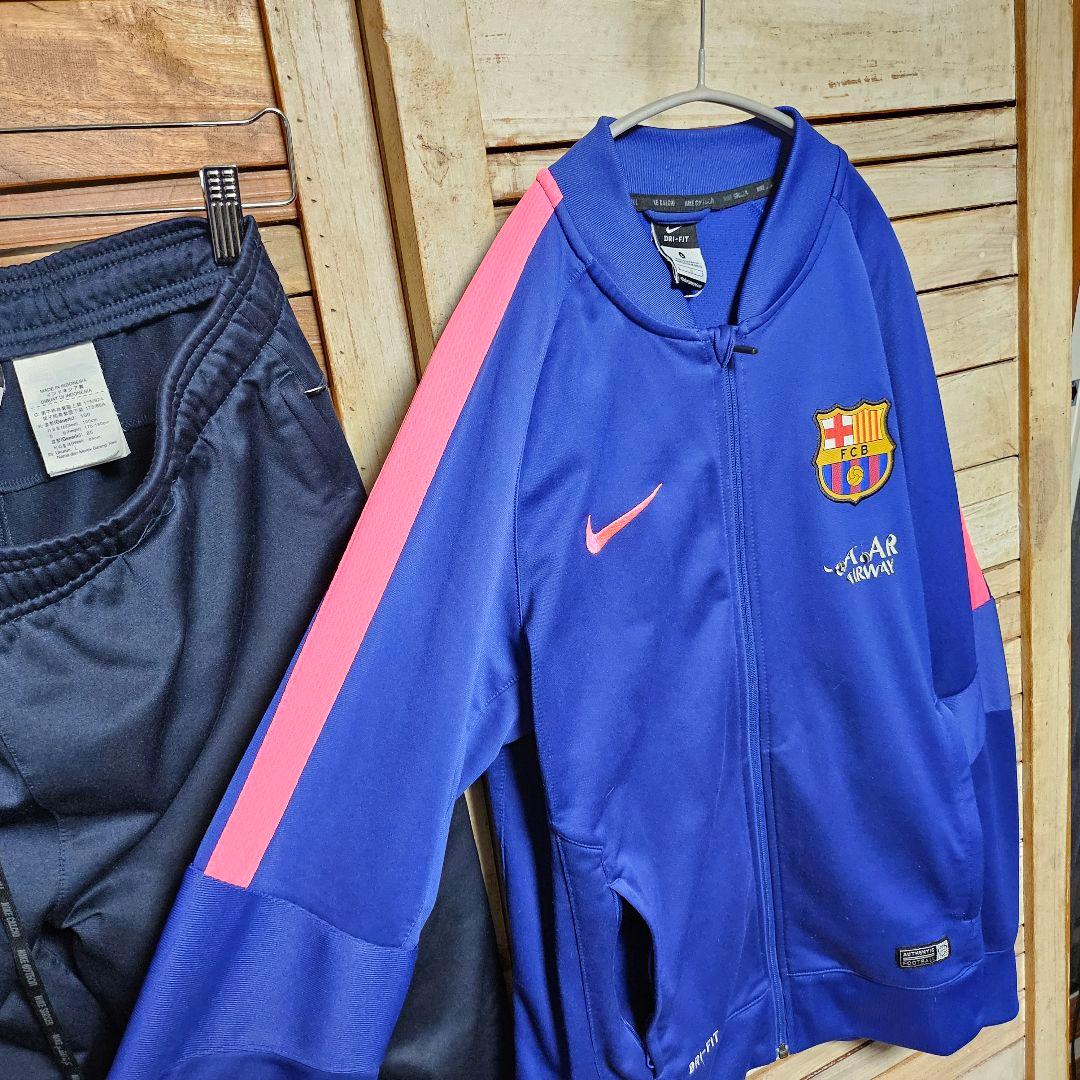 NIKE バルセロナ ニットウォームアップ 上下セット/ジャージ L ナイキ