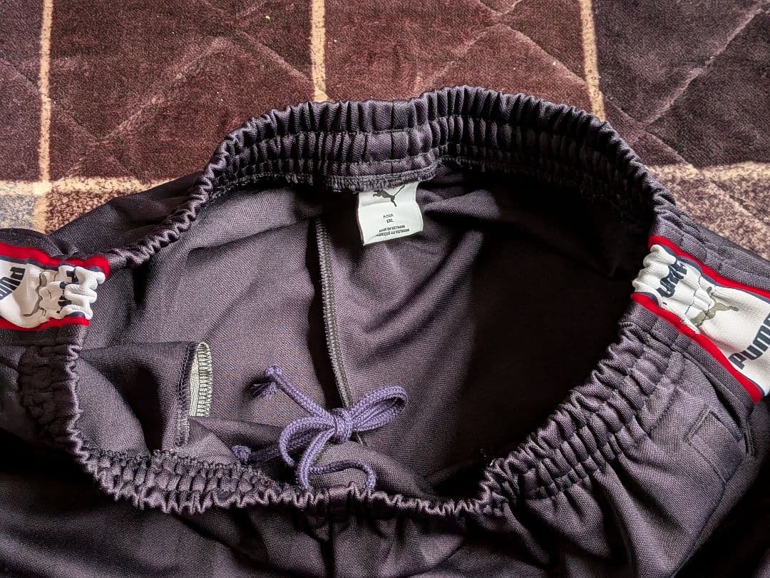 【美品】プーマジャージ プージャー下 XXL(XO)サイズ ネイビー×ホワイト