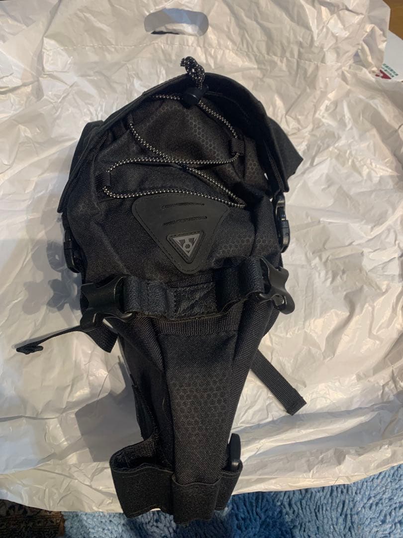 TOPEAK 防水 ブラック サドルバッグ