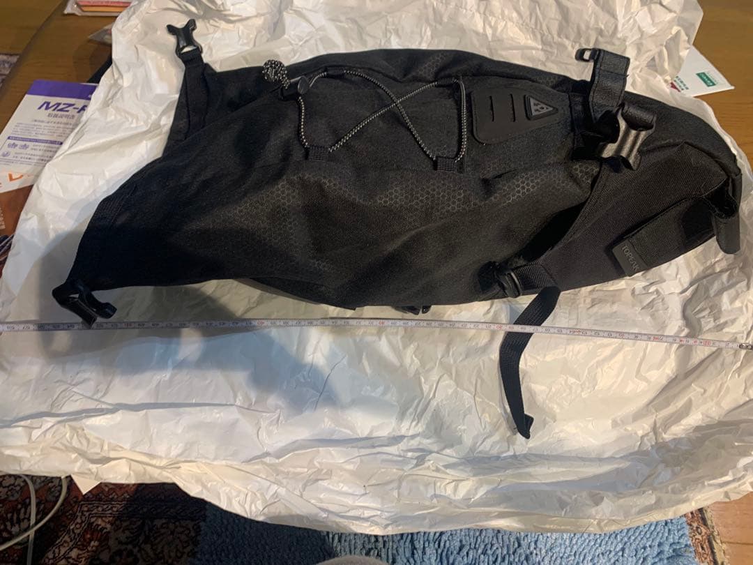 TOPEAK 防水 ブラック サドルバッグ