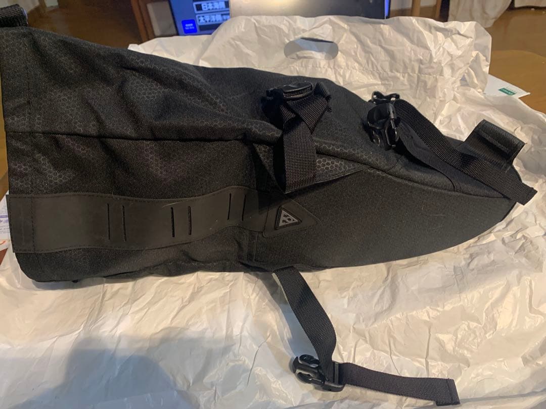 TOPEAK 防水 ブラック サドルバッグ
