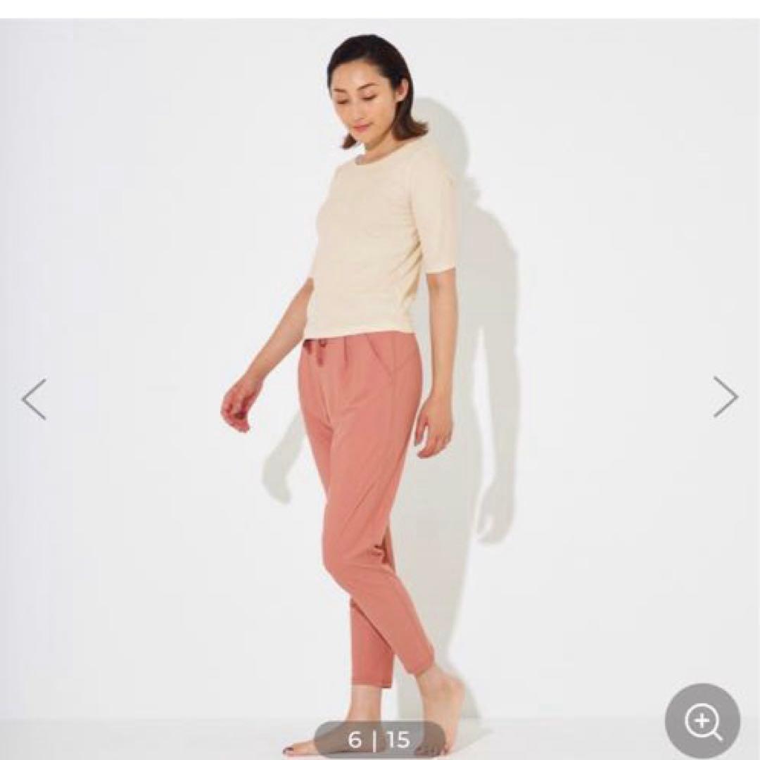 新品Chacott タックテーパードパンツ サイズM ¥14,300