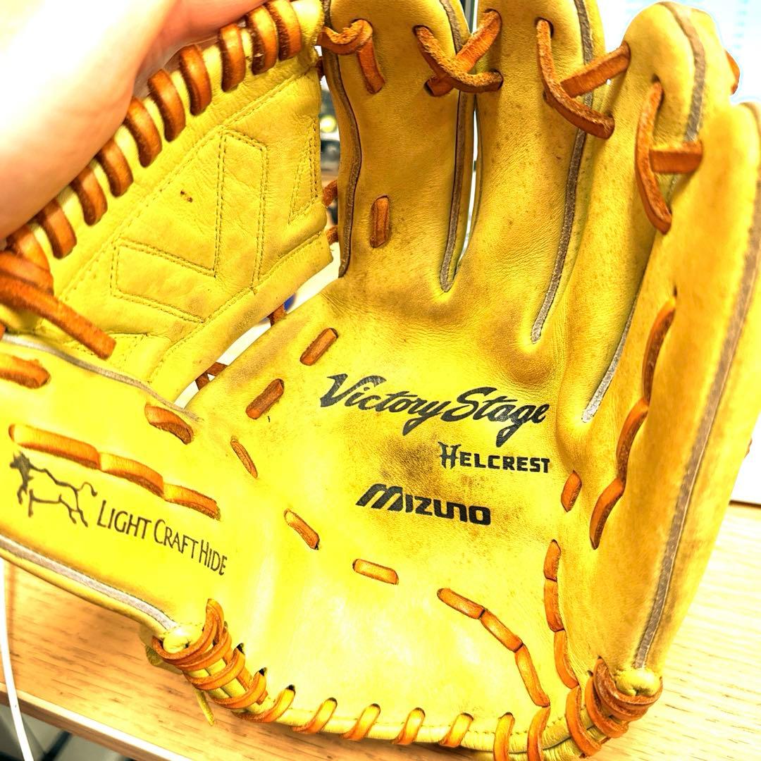 Mizuno Victory Stage 軟式グローブ イエロー