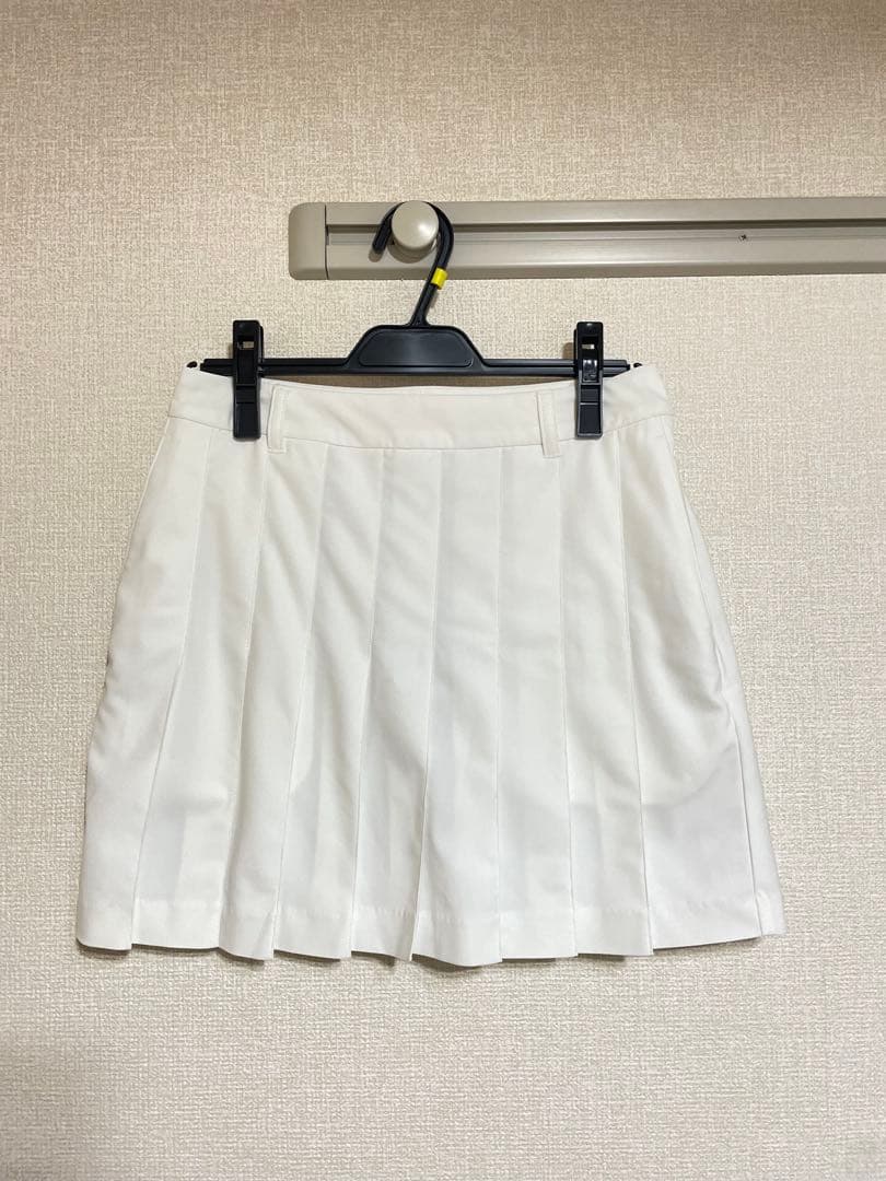 【美品】BEAMSGOLF ビームスゴルフ ホワイト プリーツスカート