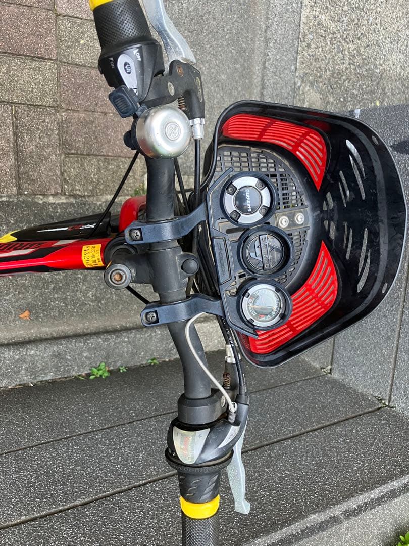 【自転車】ブリヂストン クロスファイヤージュニア 22インチ 赤 引き取り限定