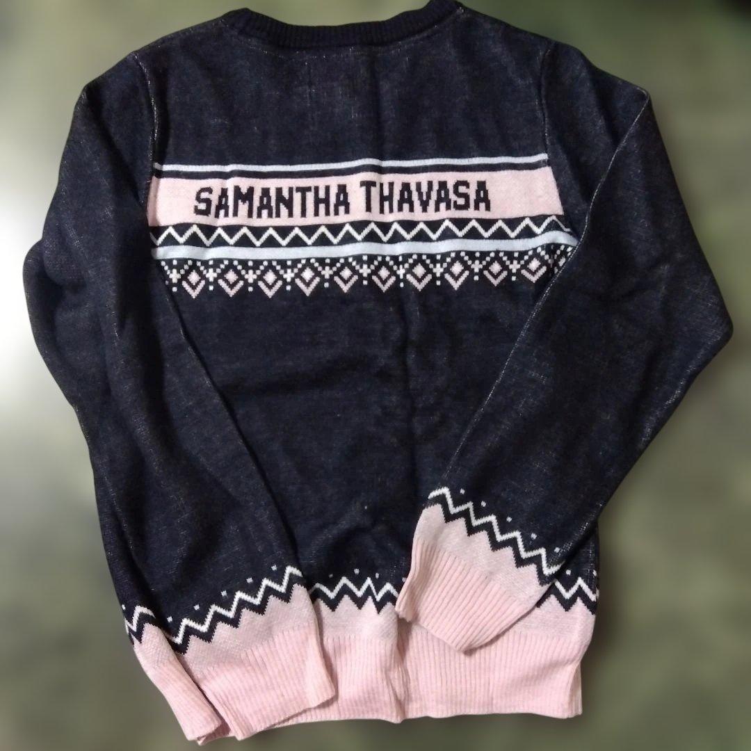 SAMANTHUA TAIWAN クマ柄セーター S
