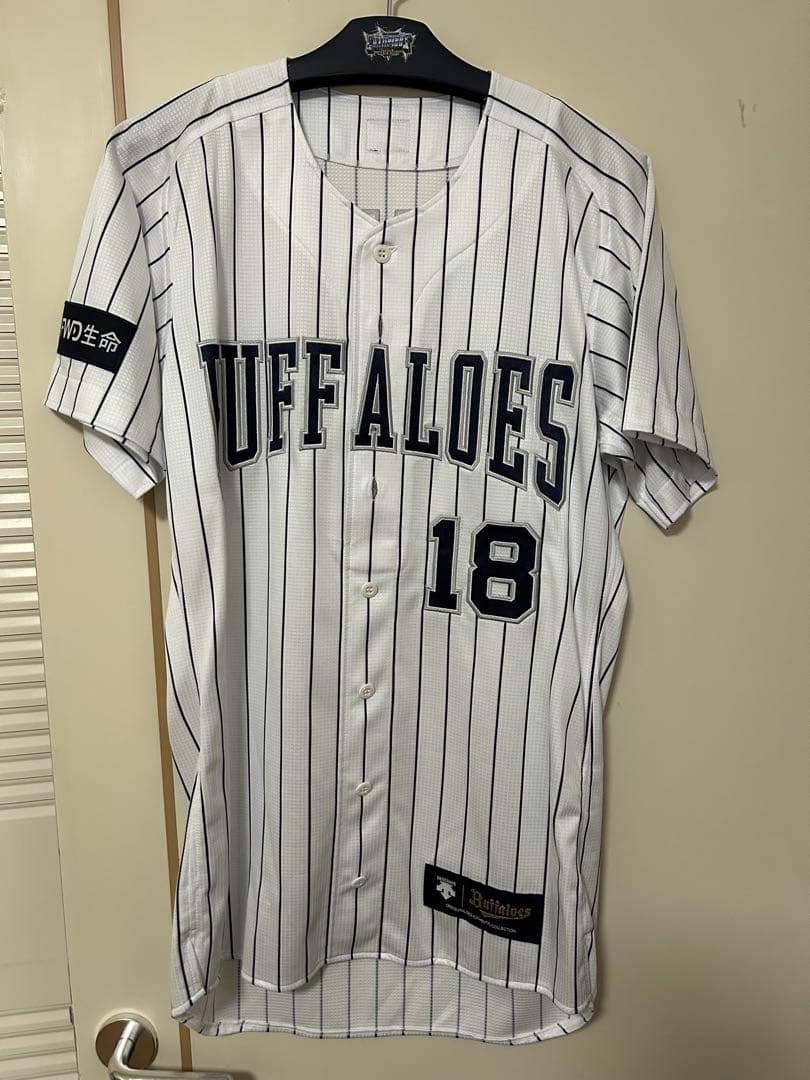 オーセンティックユニ　2023 山本由伸18 サイズL オリックスバファローズ