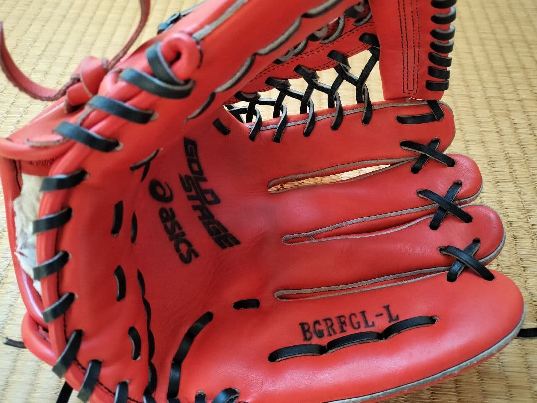 しげる アシックス ゴールドステージ 軟式グローブ 内野手用