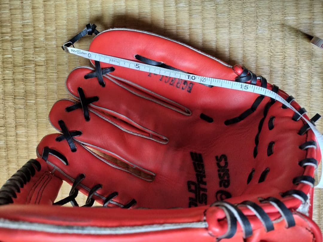 しげる アシックス ゴールドステージ 軟式グローブ 内野手用