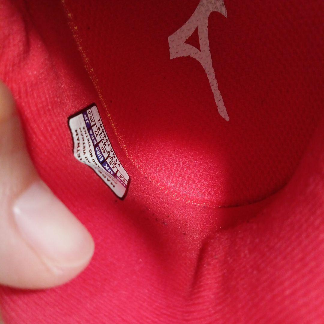 Mizuno ミズノ　バレーボールシューズ レッド/ホワイト　25.5cm