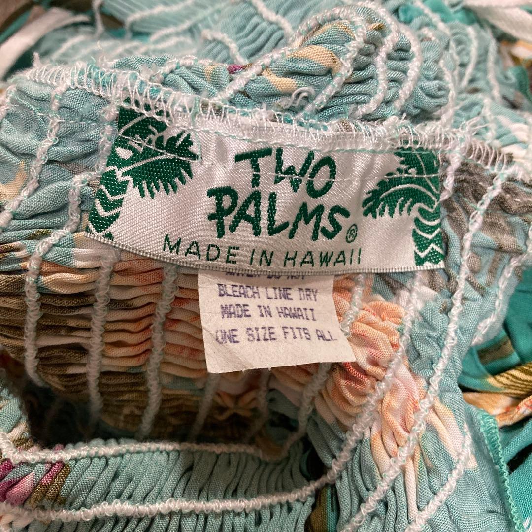 TWO PALMS  ムームー　トゥーパームス　夏　ハワイアン　ハワイアンドレス