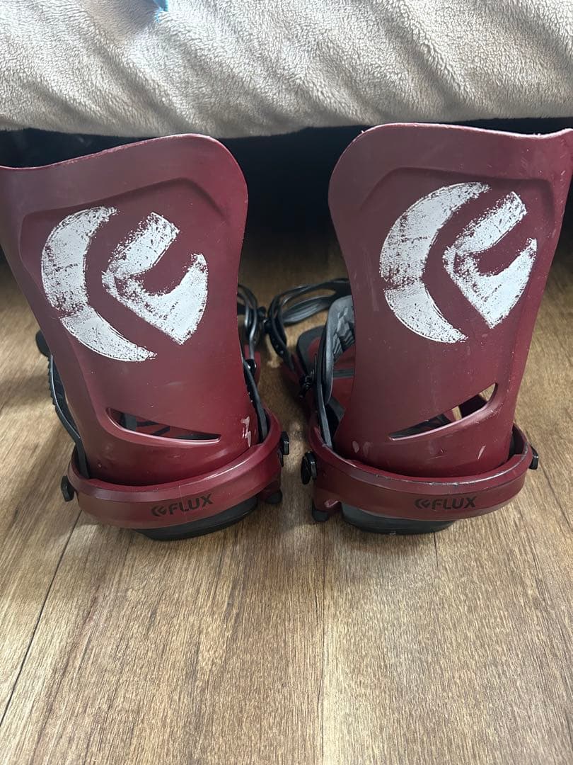 FLUX スノーボードビンディング レッド　DS