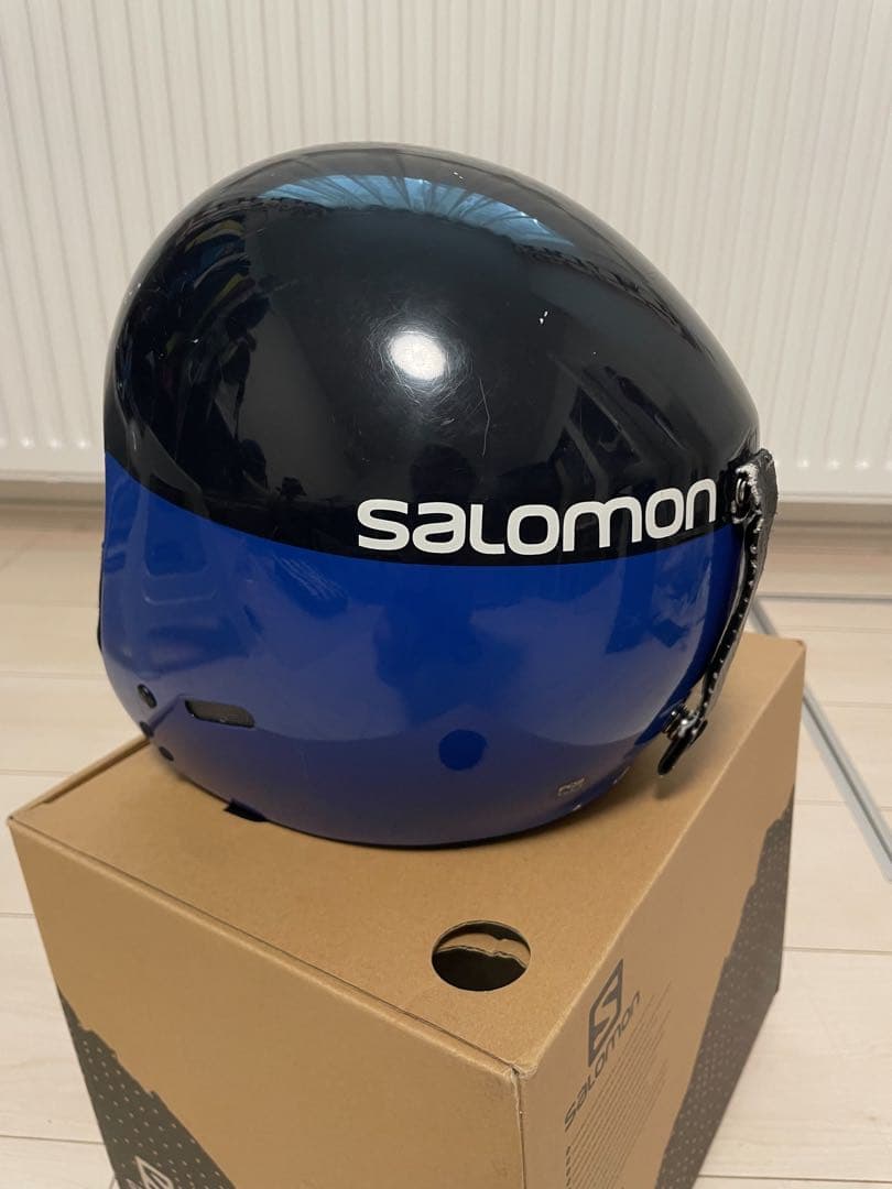 Salomon スキー用ヘルメット 青/黒
