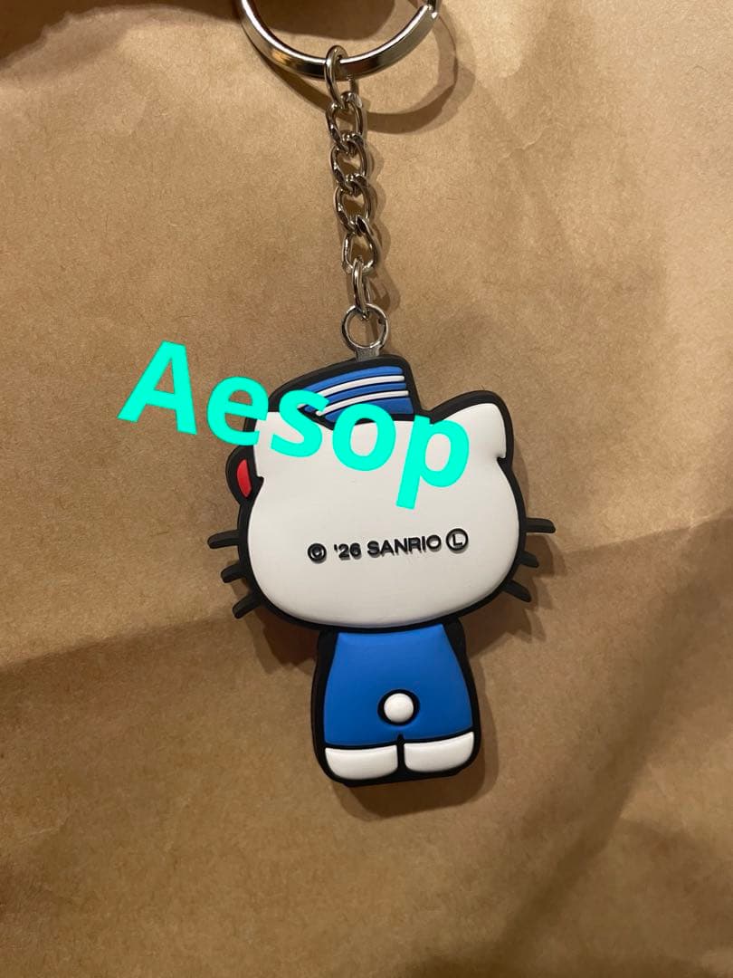 PORTER x HELLO KITTY Key Charm White 新品
