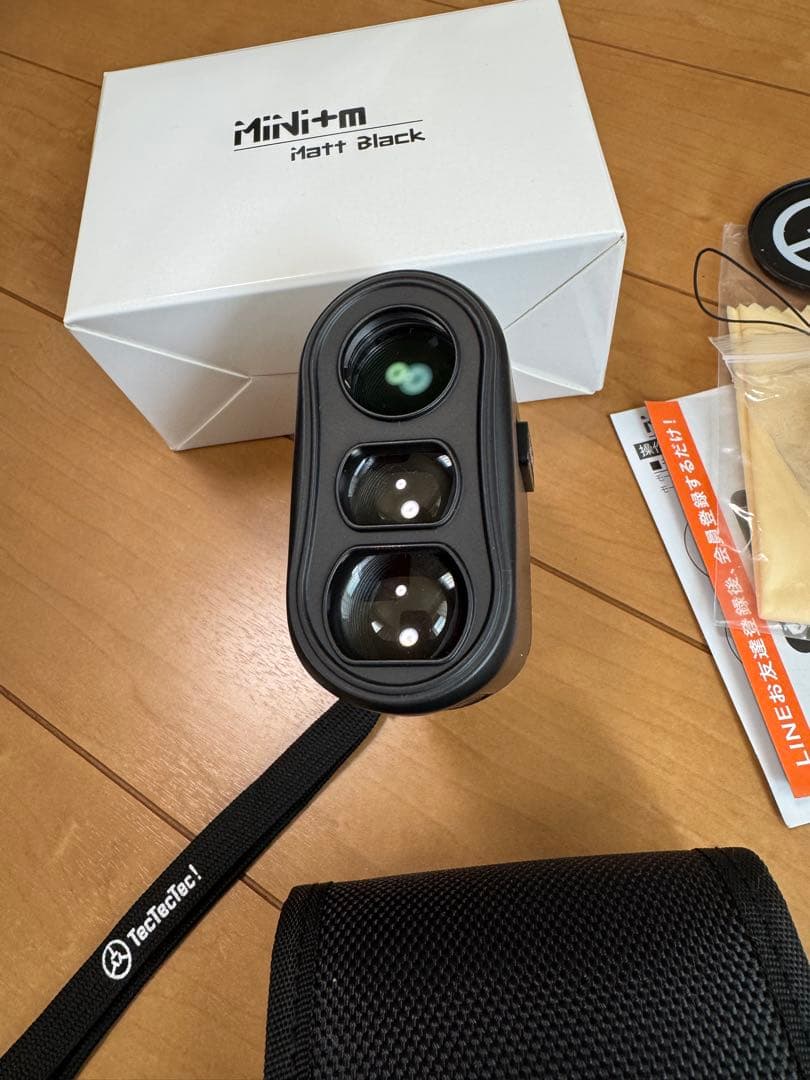 TecTecTec Mini ゴルフ用距離計 マットブラック