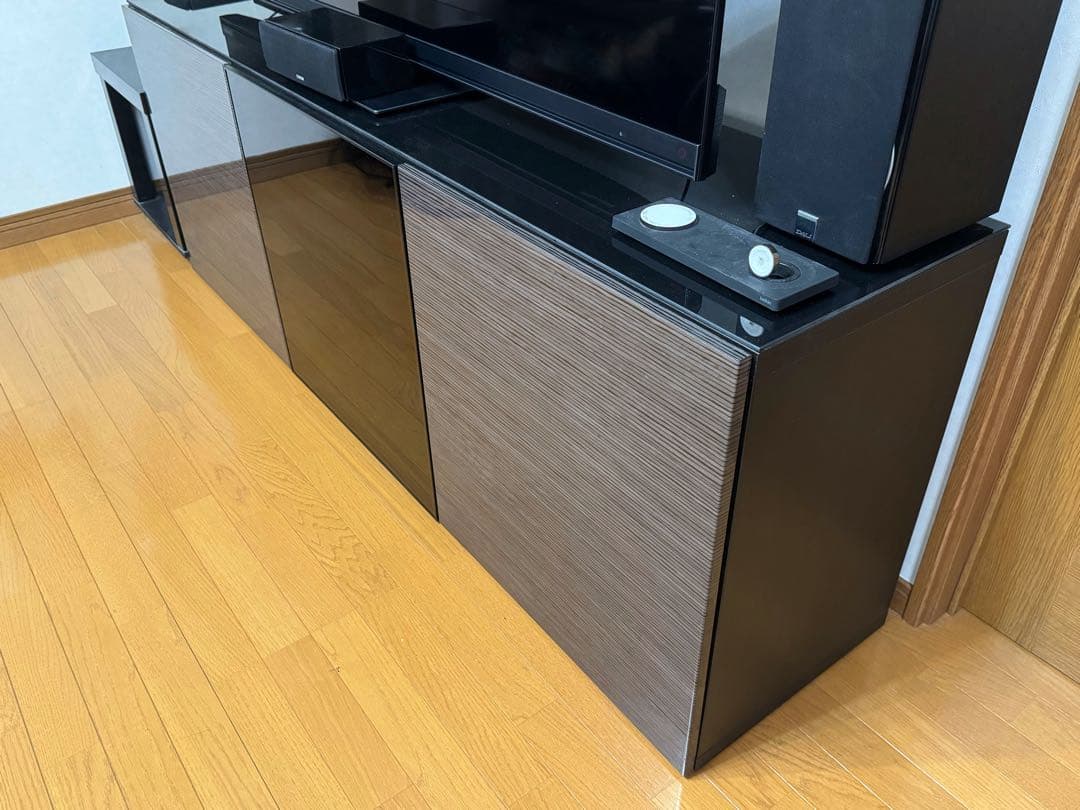 8ヶ月使用 美品 イケア ベストー 180cm 高さ65cm テレビ台