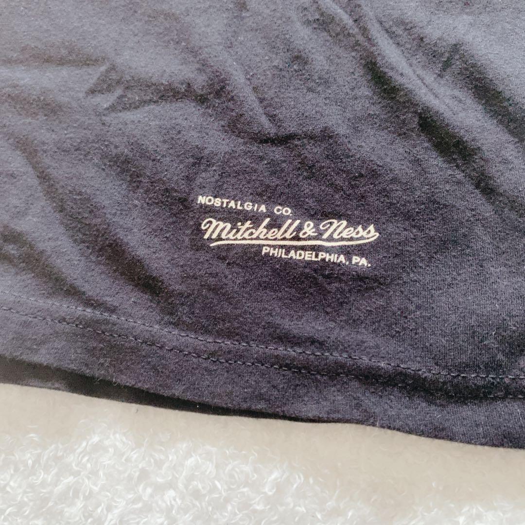 デニス・ロッドマン Tシャツ シカゴ・ブルズ NBAブラックミッチェルアンドネス