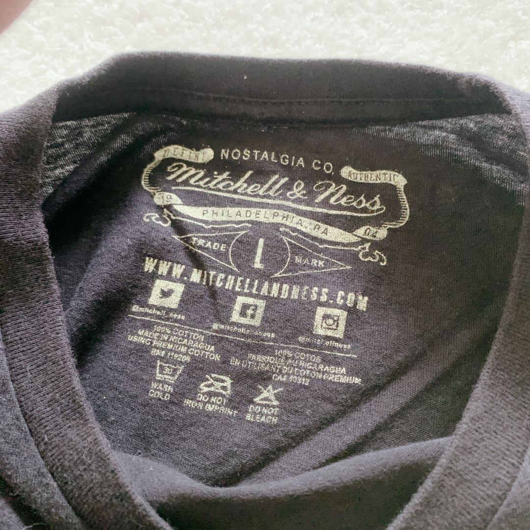 デニス・ロッドマン Tシャツ シカゴ・ブルズ NBAブラックミッチェルアンドネス