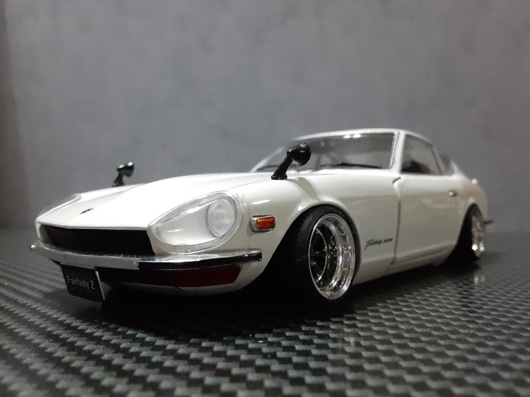 Hachette 1/24 日産 Fairlady 240Z 白 カスタム改