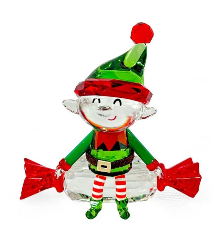 スワロフスキー Holiday Cheers Duleis サンタの妖精 置物