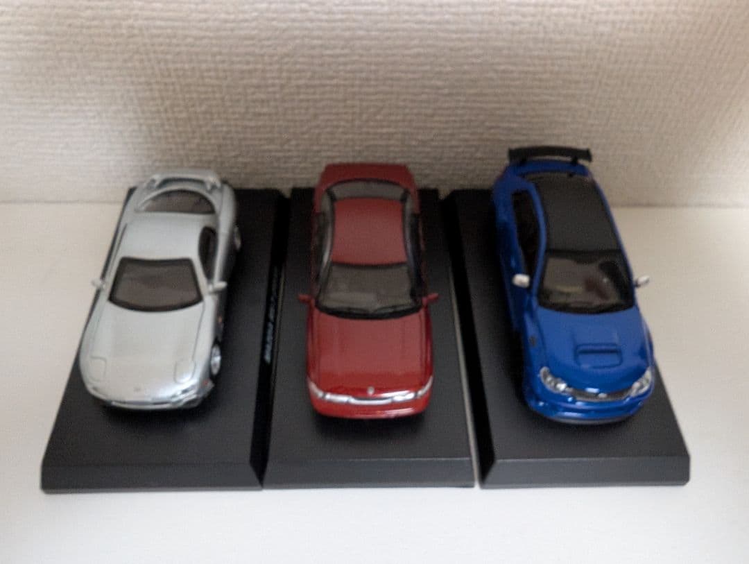 京商製1/64FD RX-7 WRX インプレッサS206 アルシオーネ