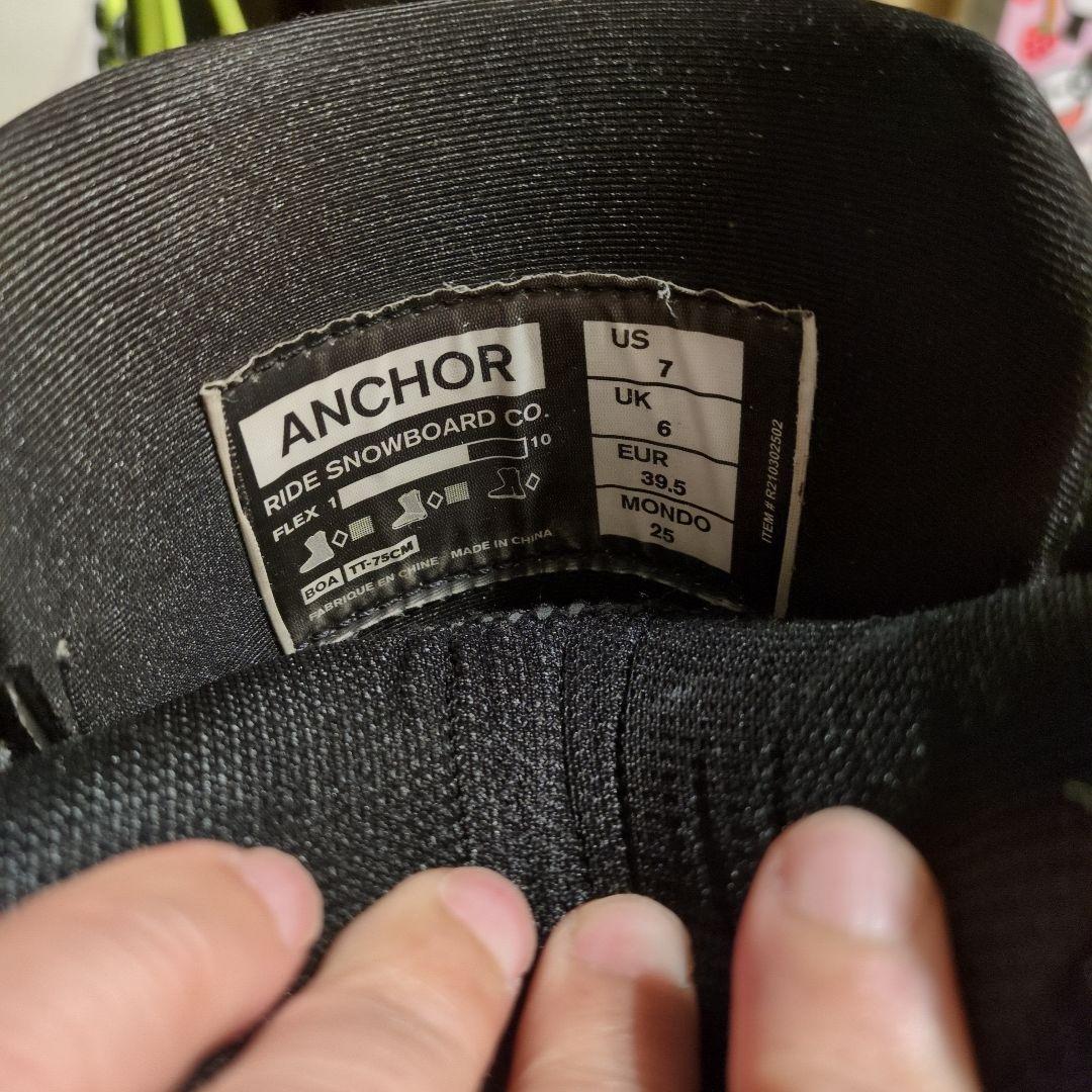 スノーボード 21-22 RIDE ANCHOR 25cm