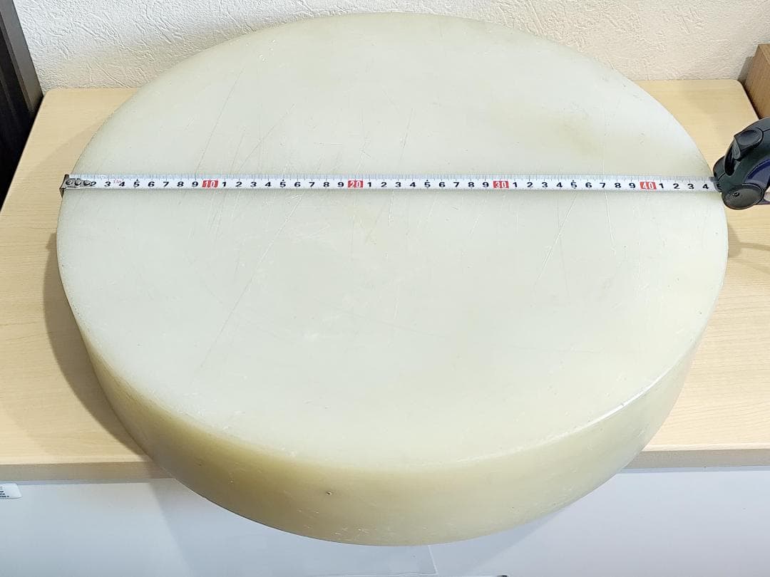 重厚 業務用中華まな板 / 砧板 / φ450ｘ89mm /13.4Kg