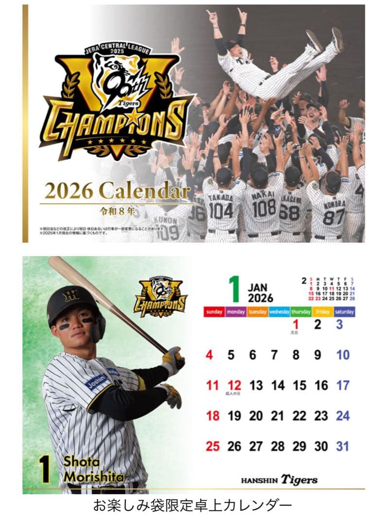 阪神タイガース　2025 ファン感謝デー　限定1000個福袋　Mサイズ