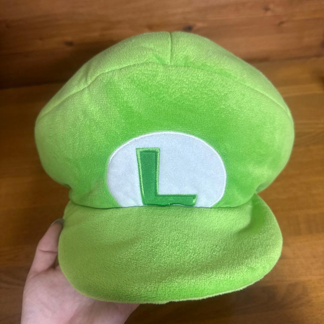 ルイージ帽子とスターポップコーンバケツ セット売り