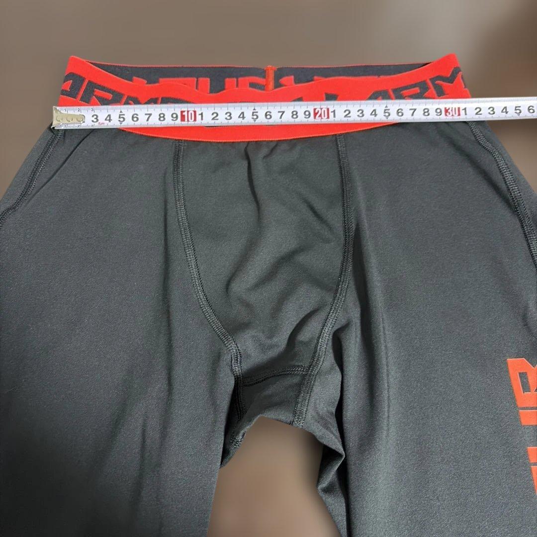 Under Armour メンズタイツ XL ブラック/レッド