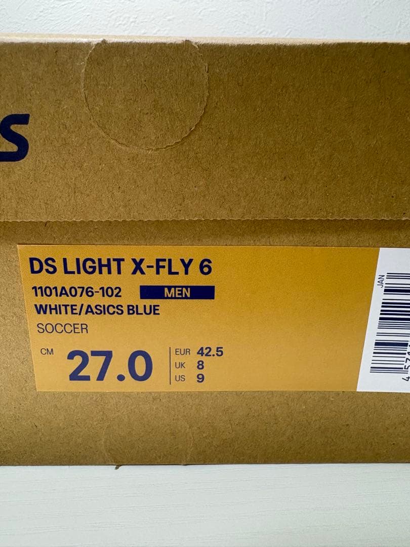 ASICS DS LIGHT X-FLY 6 札、箱付き完全未使用