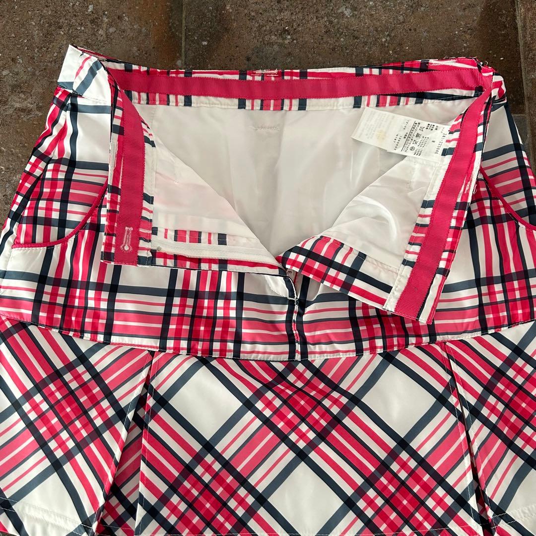 Callaway セットアップ　チェック　ニット　パーカー　スカート ゴルフ
