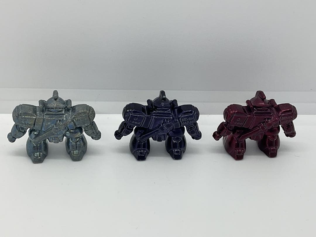 【希少】SEVEN JAPAN ミニフィギュア 3体セット メタリックカラー