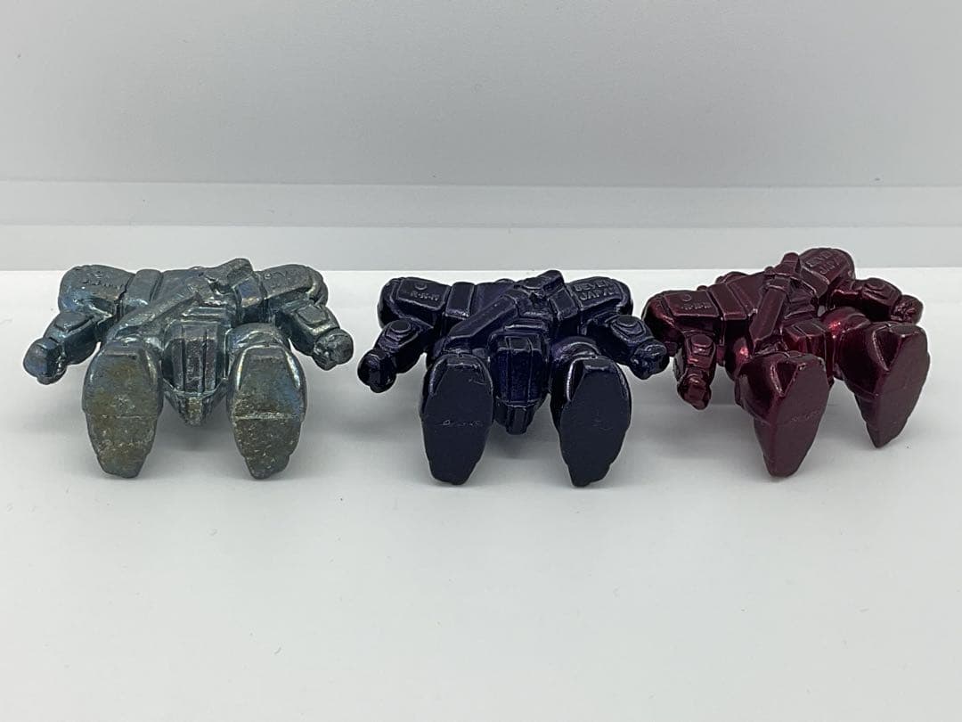 【希少】SEVEN JAPAN ミニフィギュア 3体セット メタリックカラー