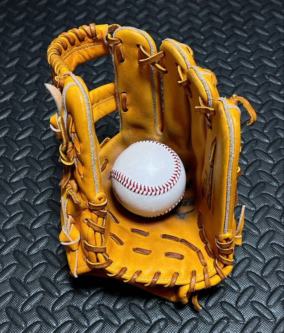 日本製 ミズノプロ ダイバーシティブルー オーダー 軟式 内野手用 グローブ